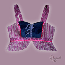 Load image into Gallery viewer, Vintage Purple Peplum Top Only